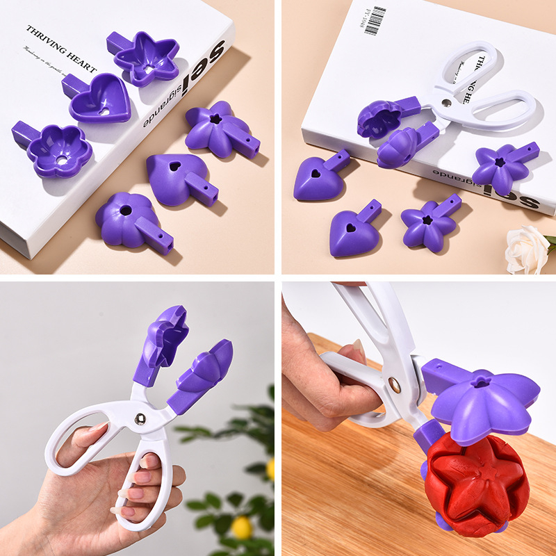 Trīsdaļīgs plastmasas kūku formu komplekts ar neregulāru formu, piemērots konfekšu uz kociņa