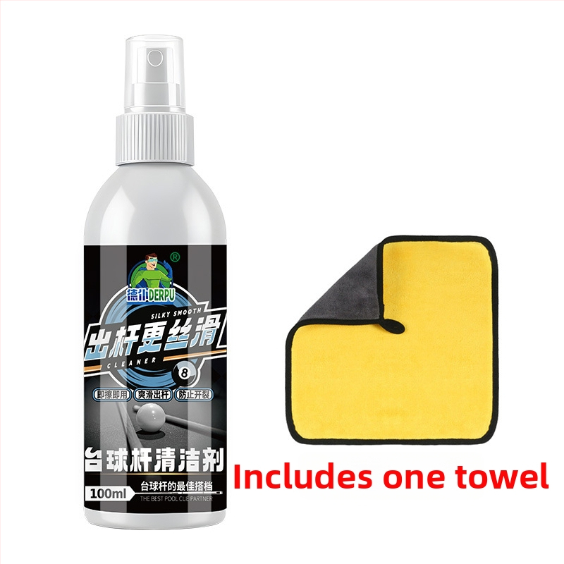 Biljardikepi puhastusvahend neutraalse koostisega, 10-sekundiline kiire toime, 260 ml pudel, 0,15 kg, 48 pudelit karbis