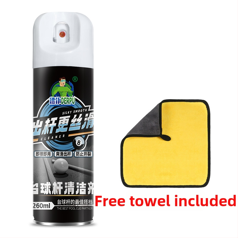 Biljardikepi puhastusvahend neutraalse koostisega, 10-sekundiline kiire toime, 260 ml pudel, 0,15 kg, 48 pudelit karbis