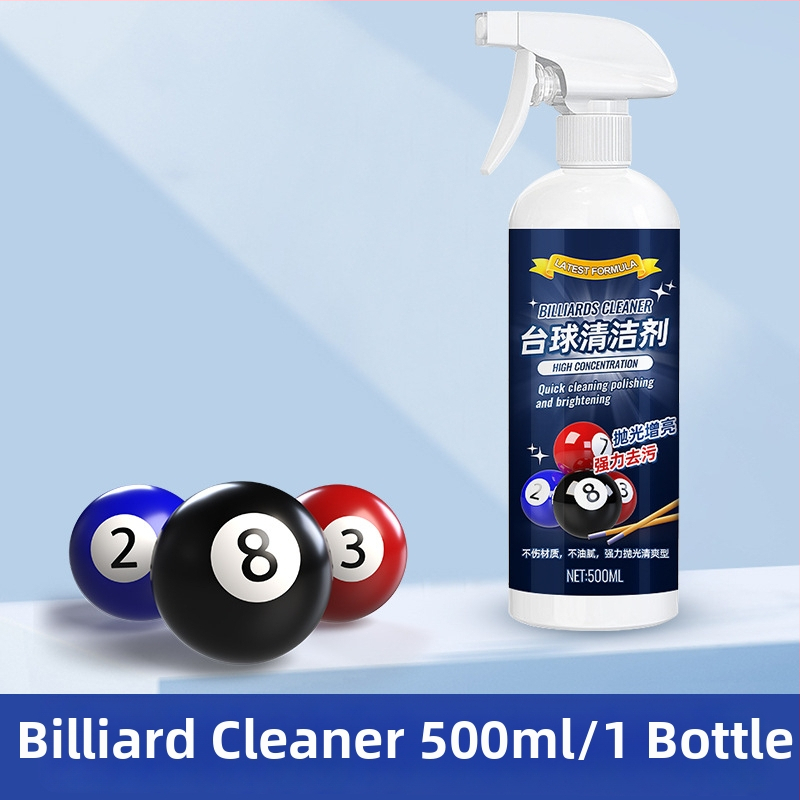 Mini creature Υγρό καθαρισμού και γυαλάσματος τραπεζιών μπιλιάρδου — ισχυρή αφαίρεση λεκέδων, συντήρηση για τραπέζια μπιλιάρδου και μηχανές πλυσίματος μπάλων; 500 ml; κουτί 40 τεμάχια