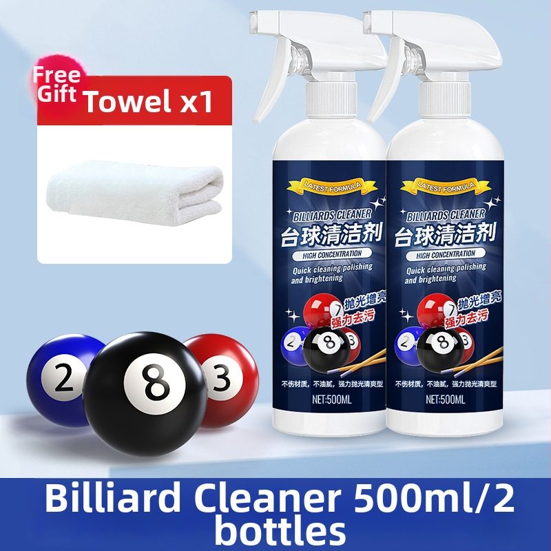 Mini creature Υγρό καθαρισμού και γυαλάσματος τραπεζιών μπιλιάρδου — ισχυρή αφαίρεση λεκέδων, συντήρηση για τραπέζια μπιλιάρδου και μηχανές πλυσίματος μπάλων; 500 ml; κουτί 40 τεμάχια