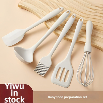 Beijia silikoninė mentele: maisto kokybės, aukštos temperatūros atsparumas, aliejaus šepetėlis, kiaušinių plakiklis, kepimo įrankiai