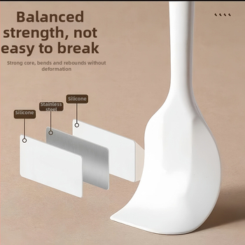 Beijia silikoninė mentele: maisto kokybės, aukštos temperatūros atsparumas, aliejaus šepetėlis, kiaušinių plakiklis, kepimo įrankiai