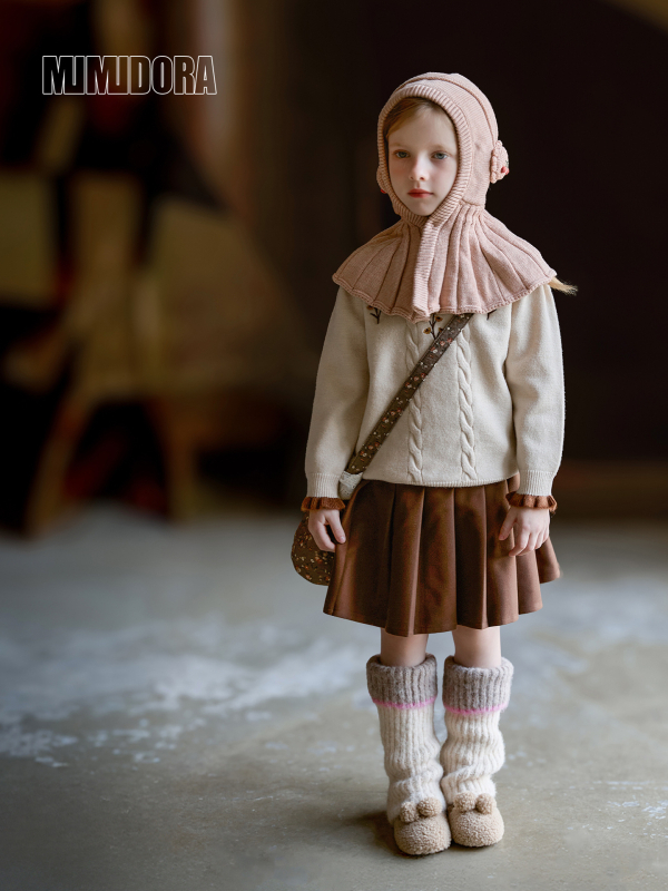 Laste sokid talveks – paksud, fliisvooder, kudumid, polüester, pikk toru