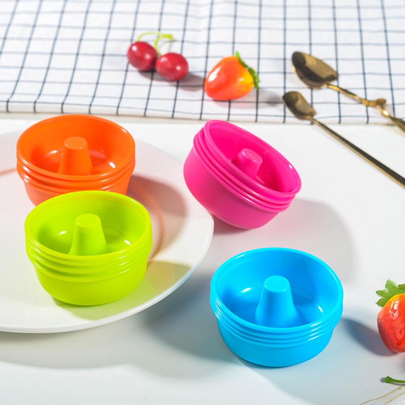 Set de forme din silicon circular pentru brioșe și gogoși, 16 buc., rezistente până la 230°C, forme de copt