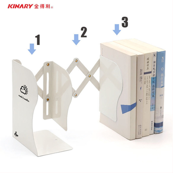 Výsuvný stolný regál na knihy z železa, pre študentov