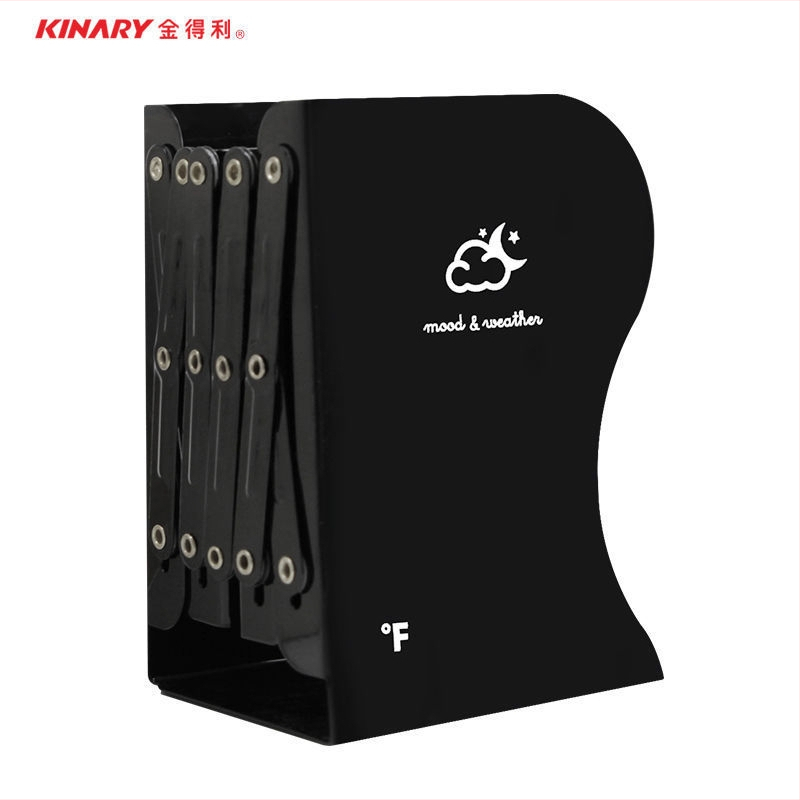 Výsuvný stolný regál na knihy z železa, pre študentov