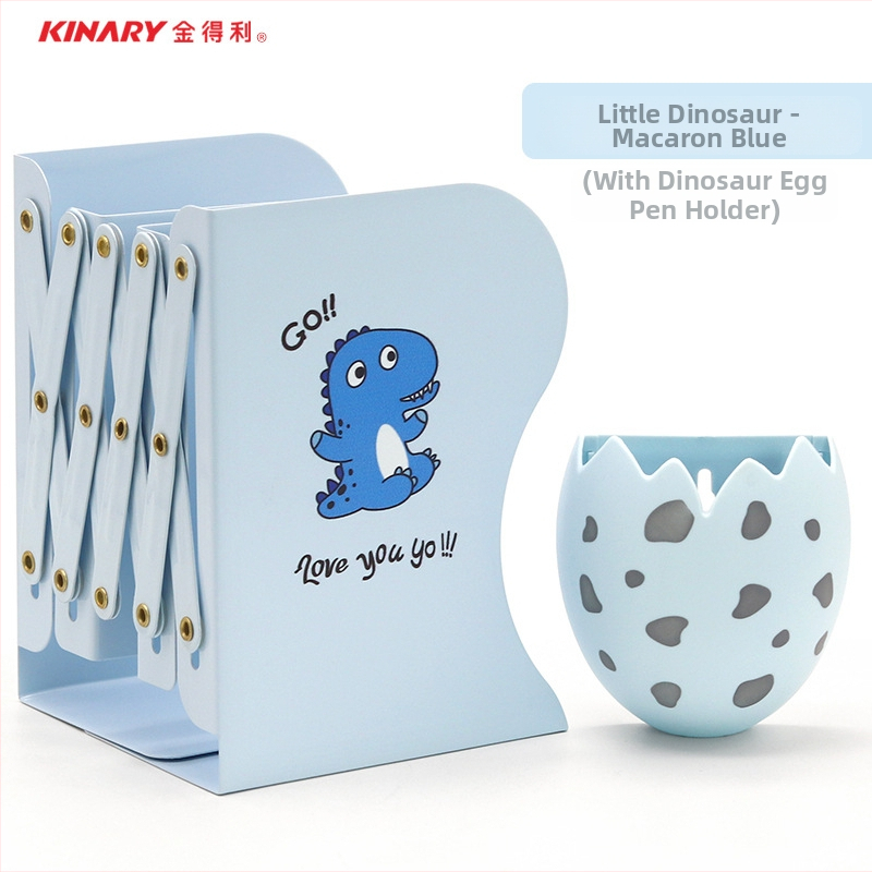 Výsuvný stolný regál na knihy z železa, pre študentov