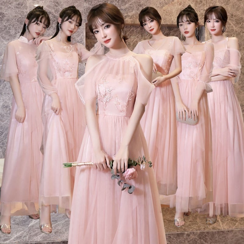 UNMUN Chenille Spandex vieno peties pamergių suknelė, A linijos siluetas