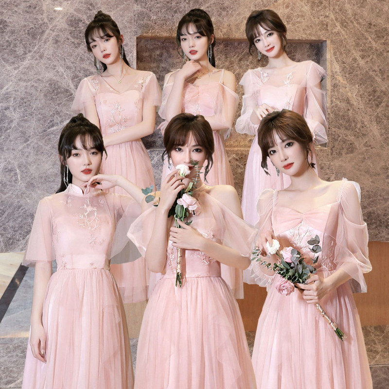 UNMUN Chenille Spandex vieno peties pamergių suknelė, A linijos siluetas