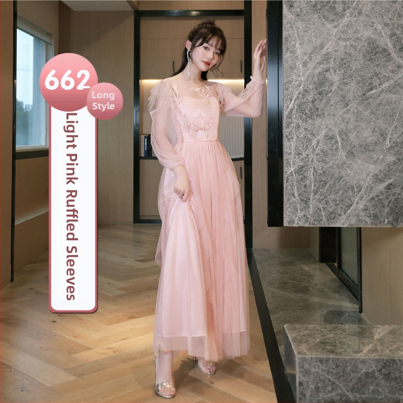 UNMUN Chenille Spandex vieno peties pamergių suknelė, A linijos siluetas