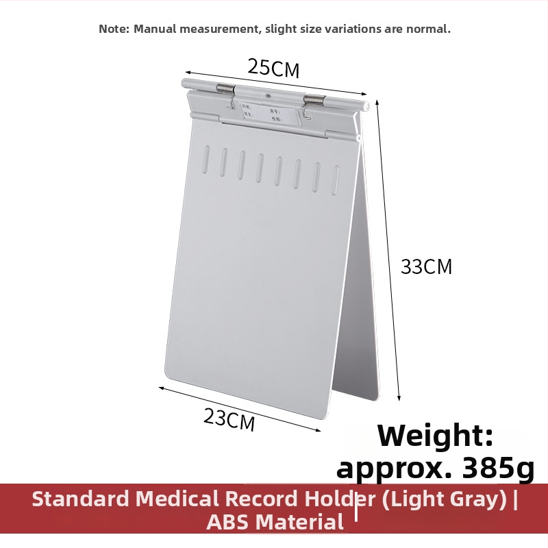 Medicininės bylos dėklas su galingu spaustuvu ir plokštės spaustuvu — ABS medžiaga, logotipo spausdinimas įmanomas, pritaikymas, spaustuvo dydis: įvairūs