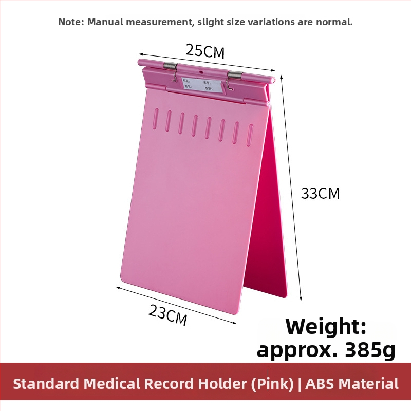 Medicininės bylos dėklas su galingu spaustuvu ir plokštės spaustuvu — ABS medžiaga, logotipo spausdinimas įmanomas, pritaikymas, spaustuvo dydis: įvairūs