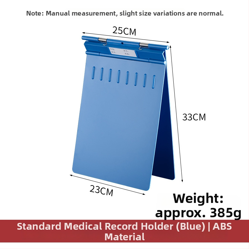 Medicininės bylos dėklas su galingu spaustuvu ir plokštės spaustuvu — ABS medžiaga, logotipo spausdinimas įmanomas, pritaikymas, spaustuvo dydis: įvairūs