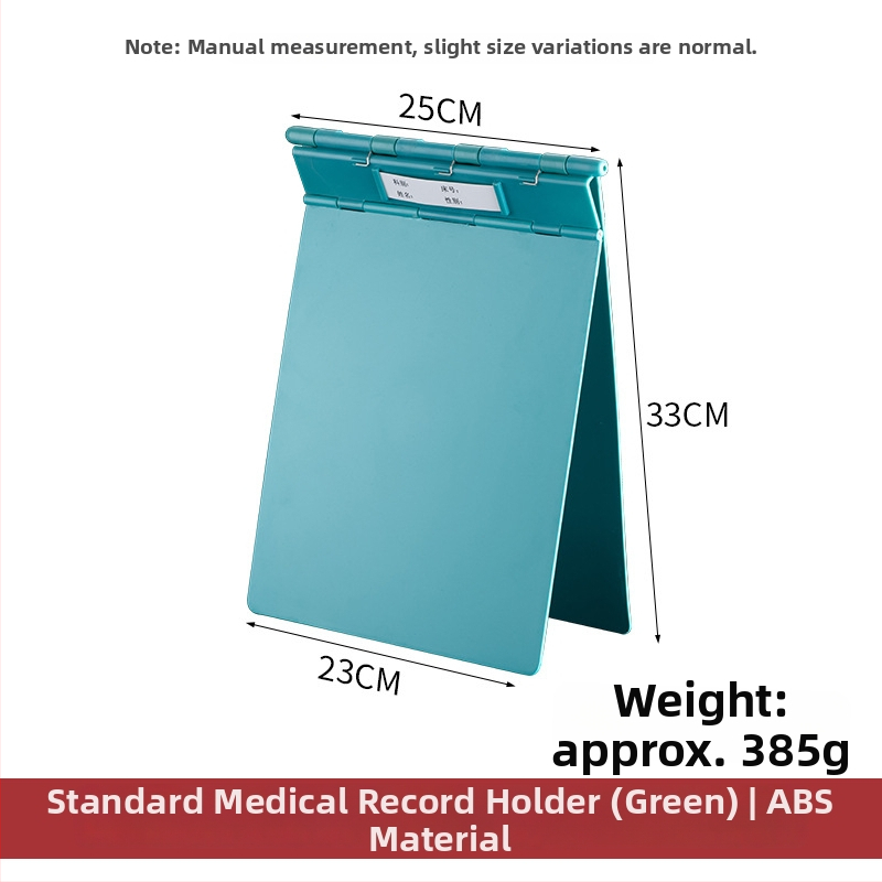 Medicininės bylos dėklas su galingu spaustuvu ir plokštės spaustuvu — ABS medžiaga, logotipo spausdinimas įmanomas, pritaikymas, spaustuvo dydis: įvairūs