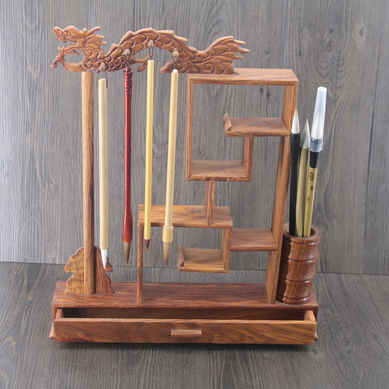 Kabantis laikiklis rašikliams/šepetėliams – Chicken Wing Wood, Weizhuang