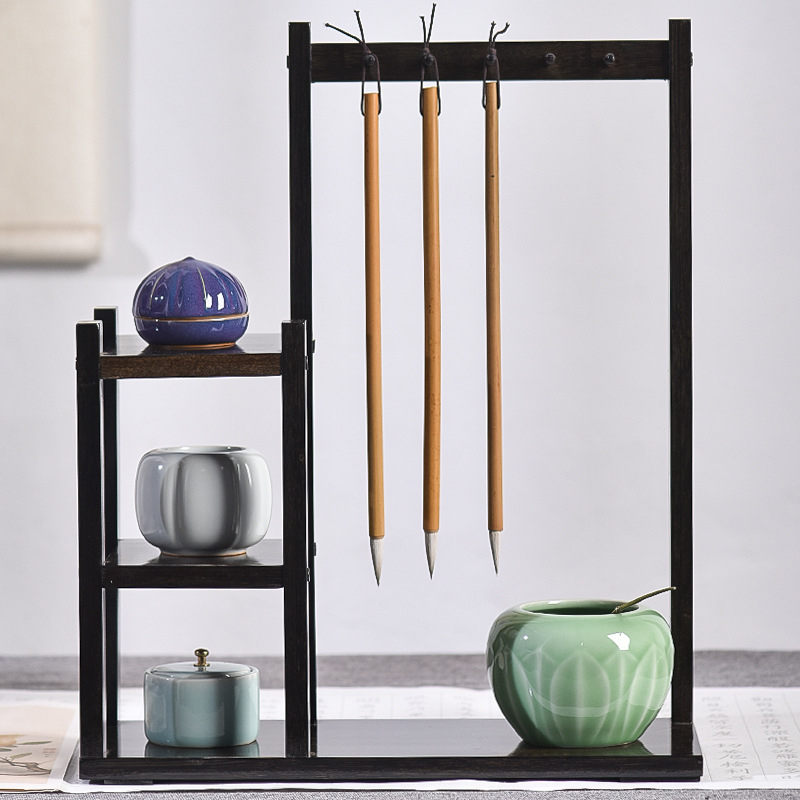 Kabantis laikiklis rašikliams/šepetėliams – Chicken Wing Wood, Weizhuang