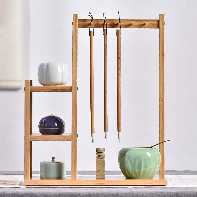 Kabantis laikiklis rašikliams/šepetėliams – Chicken Wing Wood, Weizhuang