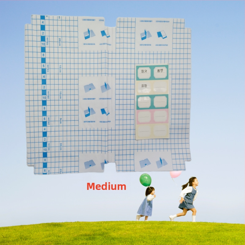 Knygų viršelių rinkinys – Rui Bo, mažas langelių raštas, PP medžiaga