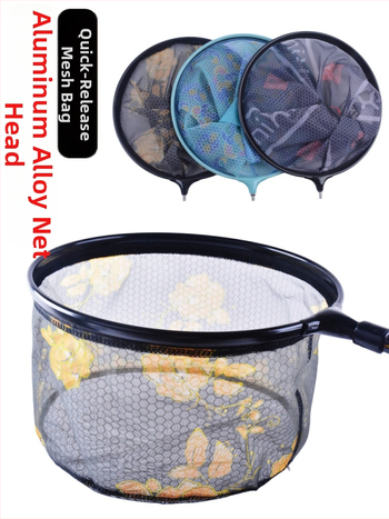 Suurtele kaladele mõeldud püügivõrgupea, anti-snar, nanovõrk, alumiiniumist raam, alumiinium-magnésiumi sulam