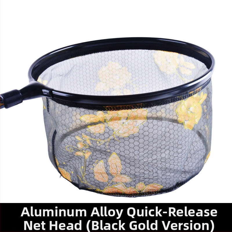 Suurtele kaladele mõeldud püügivõrgupea, anti-snar, nanovõrk, alumiiniumist raam, alumiinium-magnésiumi sulam