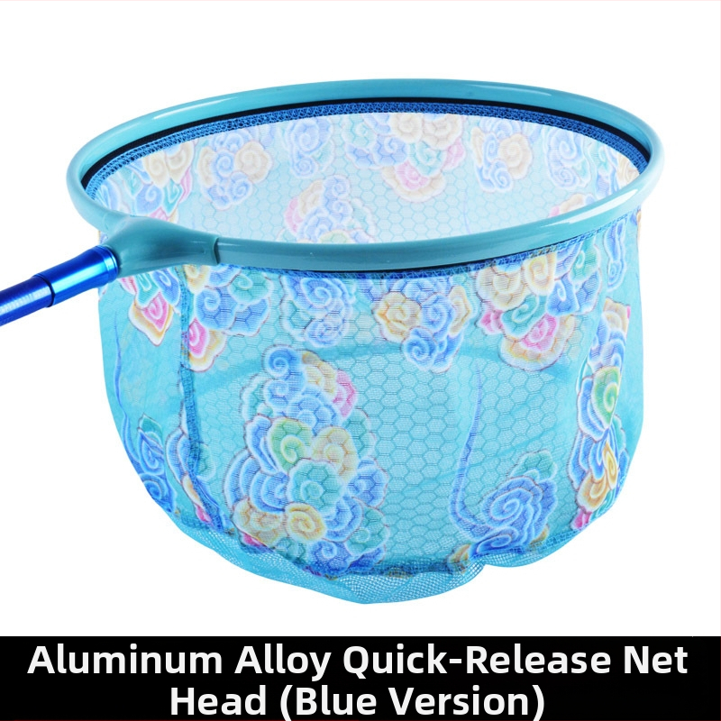 Suurtele kaladele mõeldud püügivõrgupea, anti-snar, nanovõrk, alumiiniumist raam, alumiinium-magnésiumi sulam