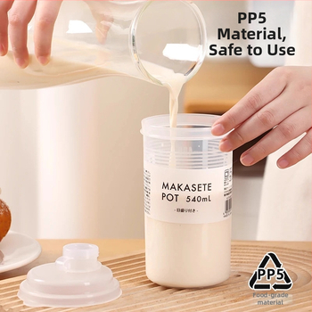 Qiwang Visuotinis Nešiojamas Sojų Pieno Puodelis Kavai ir Pusryčiams – Maisto Klasės Plastikas, Kilmė Zhejiang