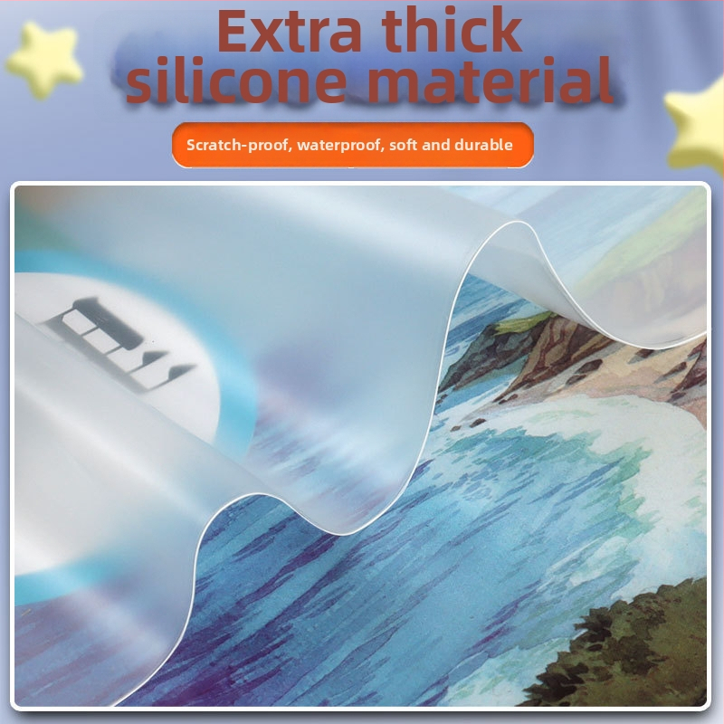 EVA silikona grāmatu vāciņš, caurspīdīgs, priekš sākumskolas, zīmols Deli, piemērots kā dāvana