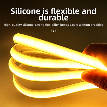 COB LED lente, 240 LED (2835 čipi), 220V ievade, 10W, 180° staru leņķis, ūdensizturīgs