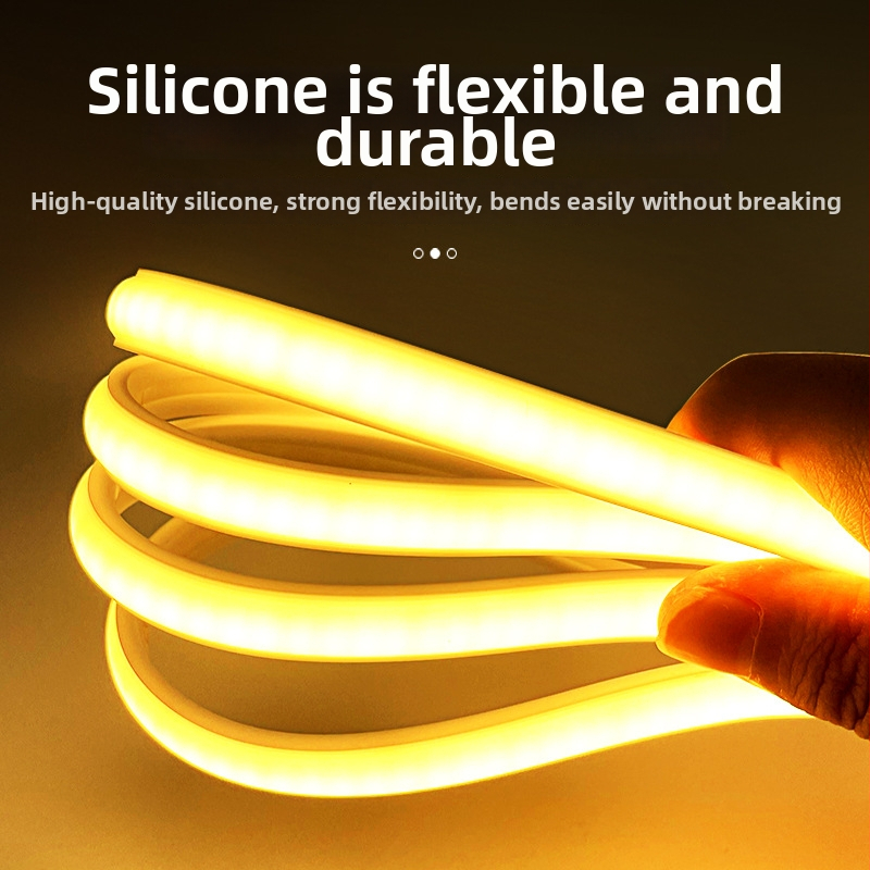 COB LED lente, 240 LED (2835 čipi), 220V ievade, 10W, 180° staru leņķis, ūdensizturīgs