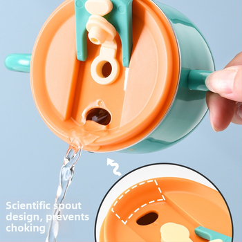 Vaikų gėrimų taurė iš 316 nerūdijančiojo plieno, karikatūrinis stilius (316 nerūdijančio plieno; karikatūrinis stilius; Chunqun)