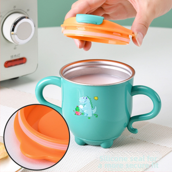 Vaikų gėrimų taurė iš 316 nerūdijančiojo plieno, karikatūrinis stilius (316 nerūdijančio plieno; karikatūrinis stilius; Chunqun)