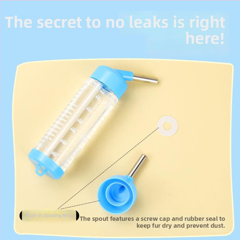 Plastmasas dzirdinātājs mazajiem mājdzīvniekiem, 60 ml karājās pudelīte, Hartley zīmols