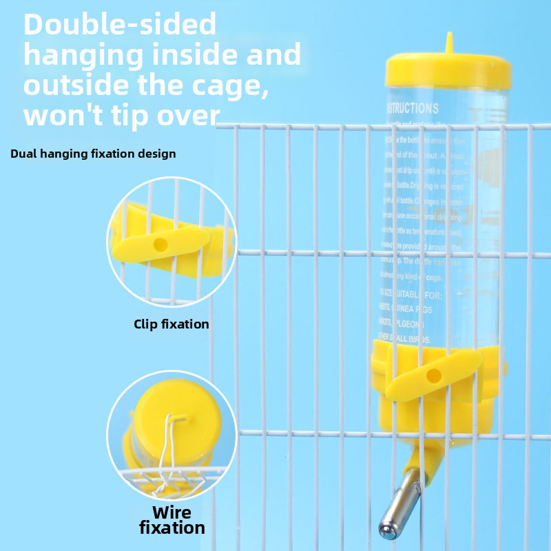 Plastmasas dzirdinātājs mazajiem mājdzīvniekiem, 60 ml karājās pudelīte, Hartley zīmols