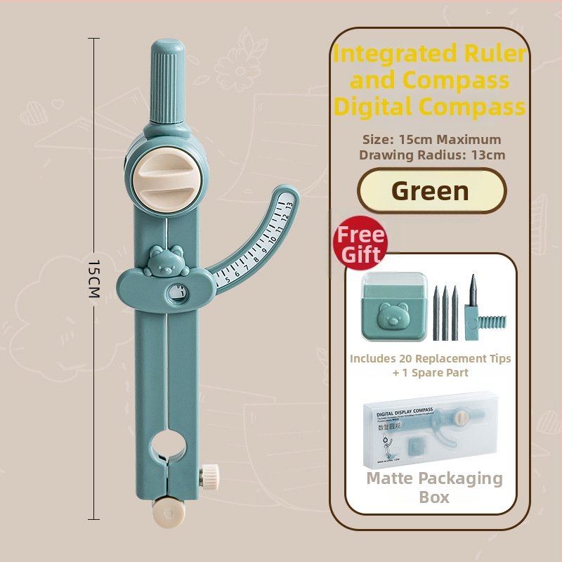 Skaitmeninis piešimo lankelis ir linijinės liniuotės rinkinys – modelis SS-38-66