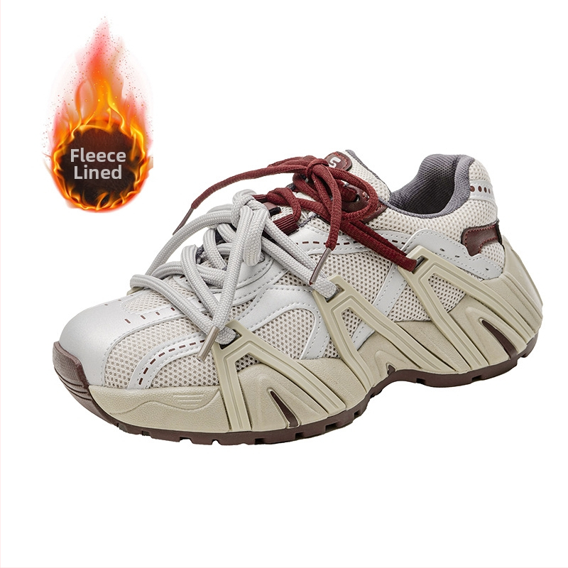 Naiste kingad nahast ja kangast ülaosaga, Lycra vooder, paks talla, libisemiskindel kummist välis talla