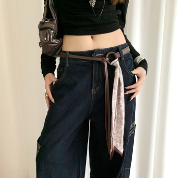 PU odinė juosta su cinko lydinio sagtimi, užsegimas su smeigtuku, pločio daugiau nei 4 cm, universalus stilius, žiemos leidimas 2025