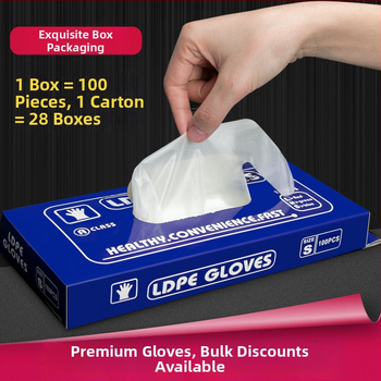 Zhong hongming vienkartinės pirštinės maitinimui