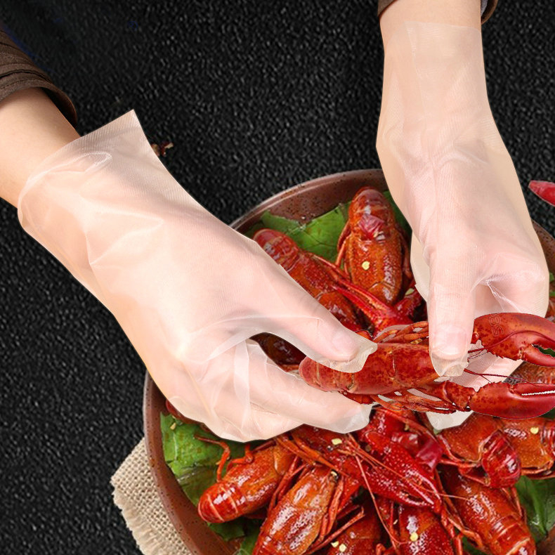 Zhong hongming vienkartinės pirštinės maitinimui