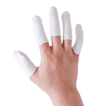 Vienkartinės 100% medvilninės pirštinės su dilimui atsparumu, neslidžios, prakaito sugeriančios ir izoliacijos savybės (svoris 8 g)