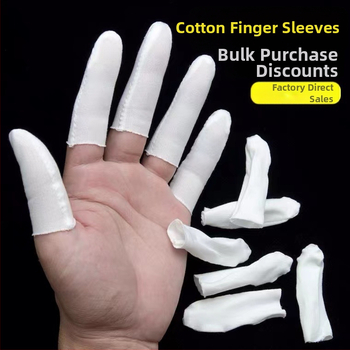 Vienkartinės 100% medvilninės pirštinės su dilimui atsparumu, neslidžios, prakaito sugeriančios ir izoliacijos savybės (svoris 8 g)