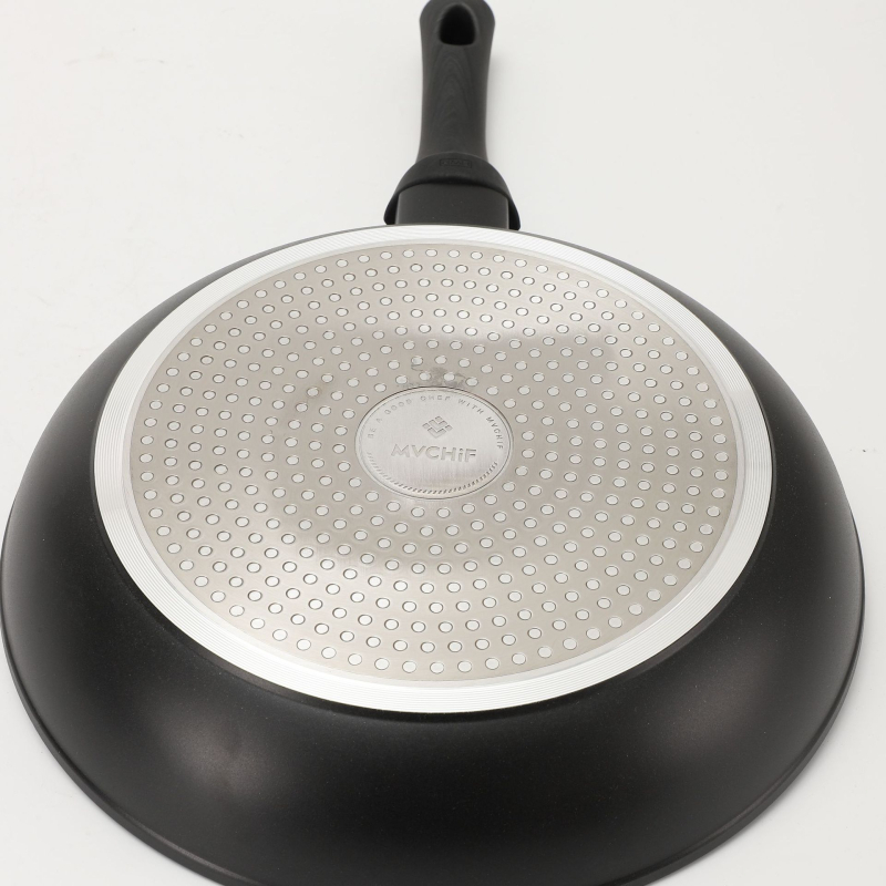 Maifan akmens wok rinkinys, non-stick danga, aliuminio korpusas, daugiasluoksnis dugnas, lengvas dūmas, mažai aliejaus gaminimas, tinka omletėms ir kepsniams