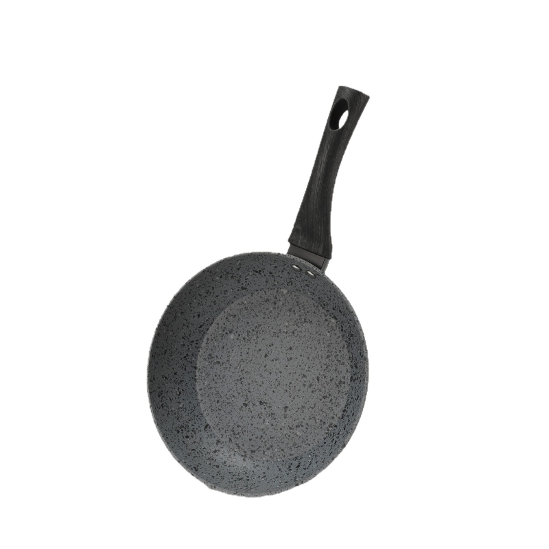 Maifan akmens wok rinkinys, non-stick danga, aliuminio korpusas, daugiasluoksnis dugnas, lengvas dūmas, mažai aliejaus gaminimas, tinka omletėms ir kepsniams