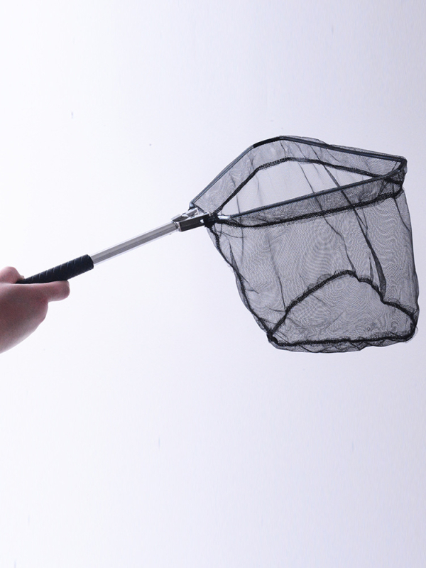 Alumiiniumist sulamist kalastusvõrk integreeritud kolmnurkse peaga ja alumiiniumist vardaga