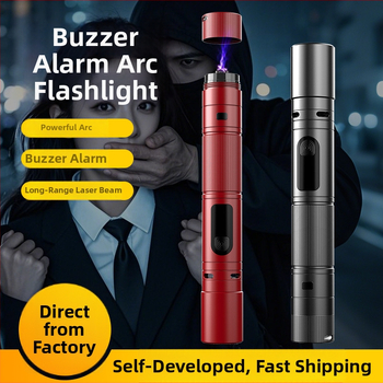 Lauko žibintas kemperiams ir asmeninei apsaugai, aliuminio lydinio korpusas, lazerinis šviesos šaltinis, teleskopinis priartinimas, 5W, įkraunama baterija (talpa 500)