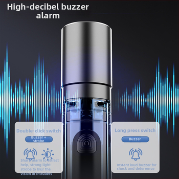 Lauko žibintas kemperiams ir asmeninei apsaugai, aliuminio lydinio korpusas, lazerinis šviesos šaltinis, teleskopinis priartinimas, 5W, įkraunama baterija (talpa 500)