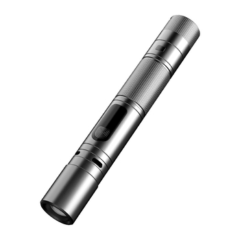 Lauko žibintas kemperiams ir asmeninei apsaugai, aliuminio lydinio korpusas, lazerinis šviesos šaltinis, teleskopinis priartinimas, 5W, įkraunama baterija (talpa 500)