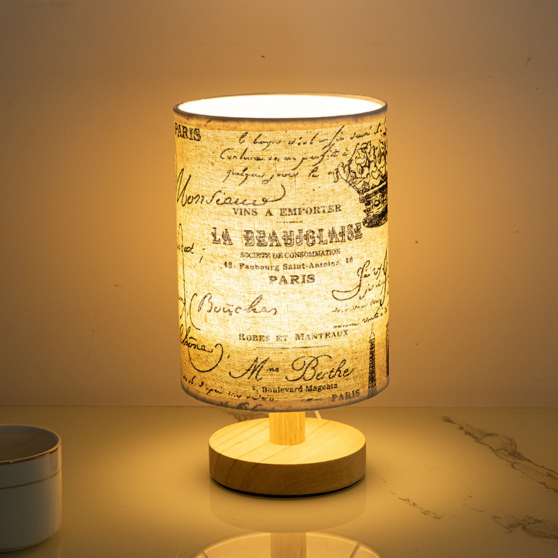 USB Επιτραπέζιο Φως – Μοντέρνο Μινιμαλιστικό Νυχτερινό Φως, PVC Αμπαζούρ, Διακόπτης Κουμπί, Έξυπνος Έλεγχος