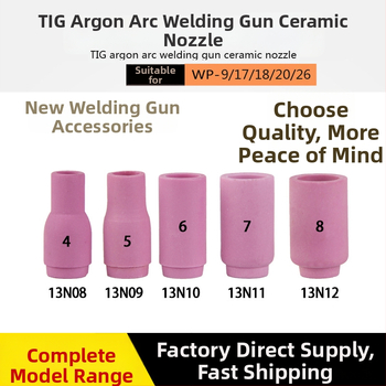 WP-9F argono lankinio suvirinimo pistoletas keraminė antgali 13N08, vario srauto vadovas, volframo adata apsauginis gaubtas