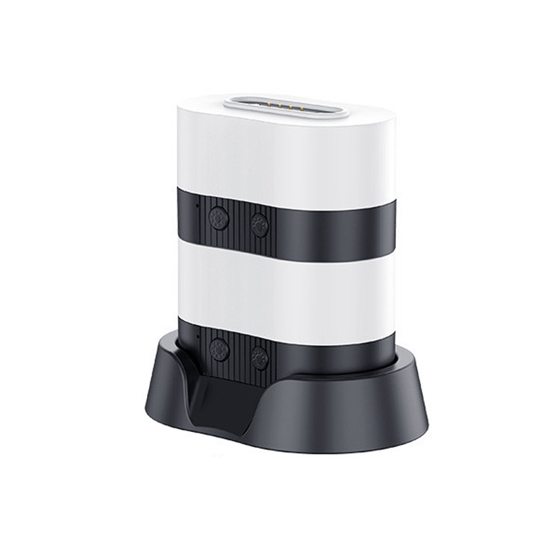 Νυχτερινό φως με ενσωματωμένη μπαταρία και LED, γεωμετρικός 3D σχεδιασμός από ABS, διαστάσεις 38×68×40 mm